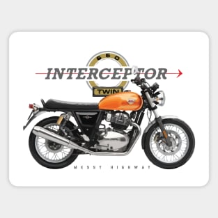 Royal Enfield Interceptor 650 18 orange, sl Magnet